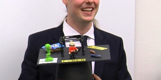 Janis Tiemann with his doctor hat