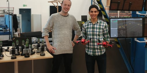 RISE student with his supervisor