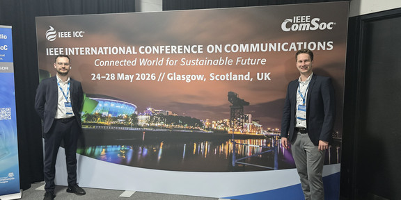 Photo of the ComNets team at IEEE ICC 2026.