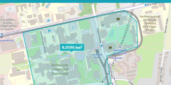 Screenshot from the Campusnetzplaner