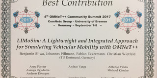 Best paper awards certificate