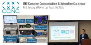 CNI researcher Hendrik Schippers at IEEE CCNC 2024.