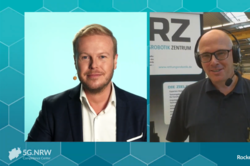 Interview during rocket session