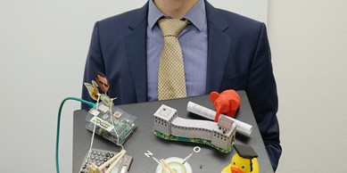 Nils Dorsch with his doctor hat