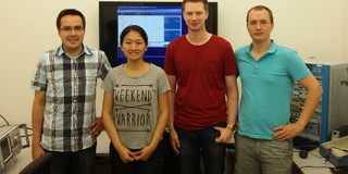 RISE students with their supervisors