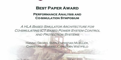 Best paper awards certificate