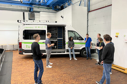 People standing in front of our 5G crafter