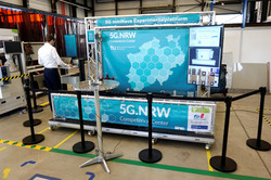 mmWave stand built up at demonstration