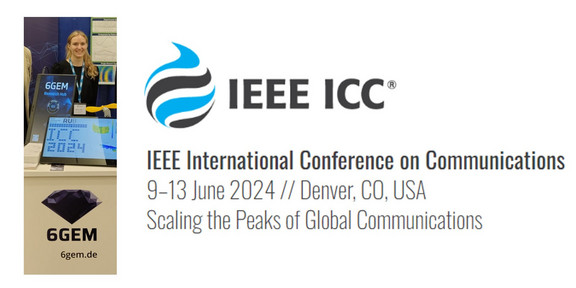 CNI researcher Melina Geis at IEEE ICC 2024.