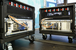 Communication technology components in mobile wracks