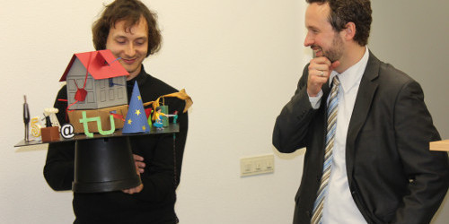 Hägerling with his doctor hat