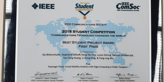 Image of the award certificate