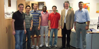 RISE participants on a photo with Prof. Wietfeld