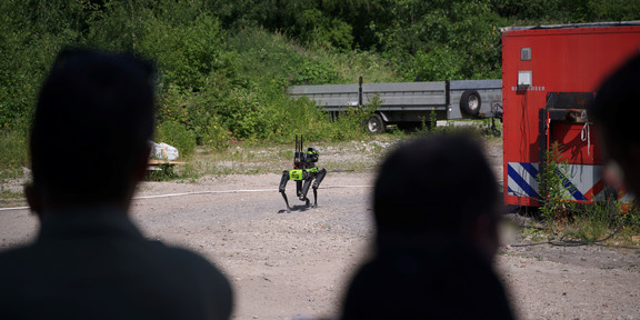 Snapshot from 6GEM Rescue Robotics Live Demo at DRZ