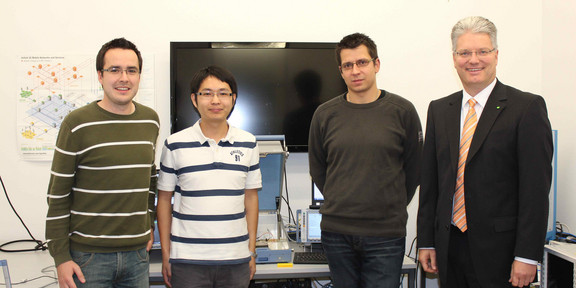 RISE participants with Prof. Wietfeld 