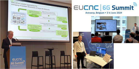 Collage of CNI at EuCNC 2024.
