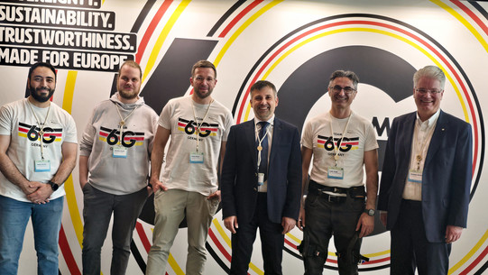 The 6GEM+ team represented at the 6G Platform Booth.