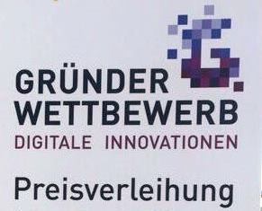 Logo of "Gründer Wettbewerb" awards ceremony
